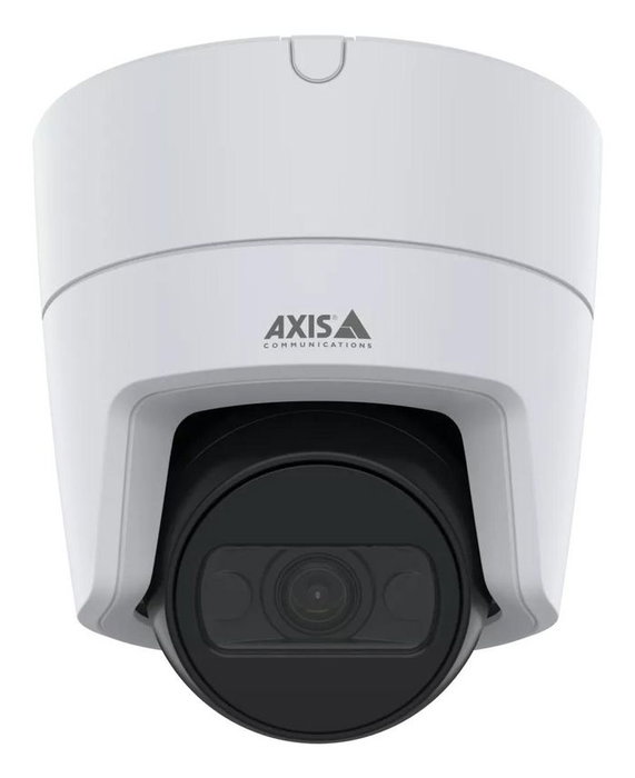 AXIS Caméra de surveillance extérieure dôme 8MP M3128-LVE - Résolution 4K, Analyse IA, Cybersécurité Edge Vault, IP66, IK08, Bloc optique fixe, Couleur Blanche