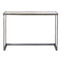 Home ESPRIT Jeu de 2 tables Blanc Multicouleur Argenté