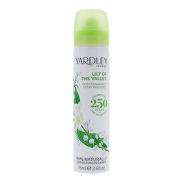 Yardley Lily of the Valley Spray Parfumé pour Femmes - Eau de Toilette - 75 ml