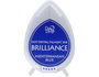 Tsukineko Tampon encreur BRILLIANCE bleu Méditerranée effet nacré