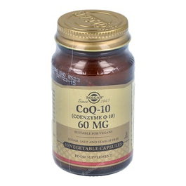 SOLGAR Coenzyme Q10 60mg, 30 capsules végétales