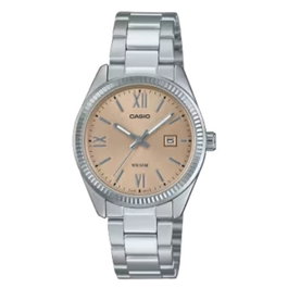 Montre Femme Casio LADY DATE - CHAMPAGNE Argenté (Ø 30 mm)