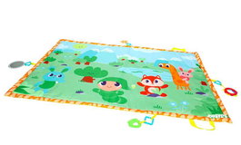 Molto Big Activity Playmat - Tapis d'éveil et de jeu avec 4 activités pour bébé dès la naissance - 53x38x10 cm