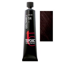 Goldwell TOPCHIC Coloration Permanente pour Cheveux #5R Rouge Intense - Flacon 60 ml