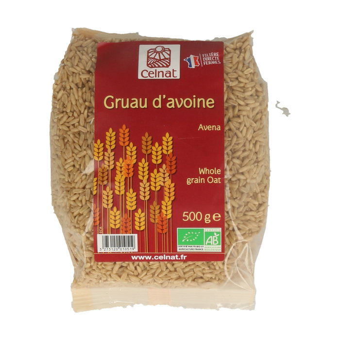 CELNAT Avoine en grain BIO 500 g