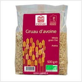 CELNAT Avoine en grain BIO 500 g