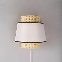 Aplique Quilmes SKD-W1024 en Ratán y Madera