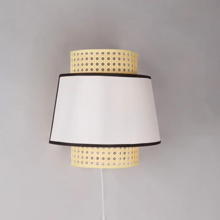 Aplique Quilmes SKD-W1024 en Ratán y Madera