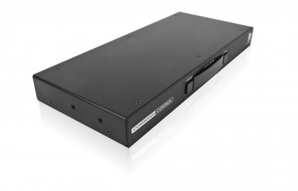 Adder CCS-PRO4 - Commutateur commande et contrôle KVM 4 ports, 4x USB type B, 4x audio 3,5 mm, Free-Flow, API, 900 g