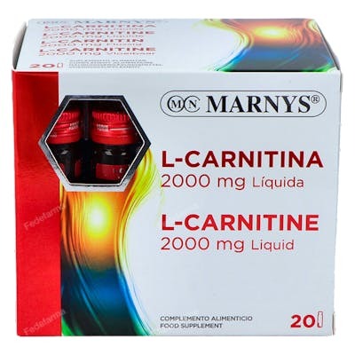 MARNYS L-Carnitina 2000 Saveur Orange 20 Vials MARNYS L-Carnitina 2000 Saveur Orange 20 Vials