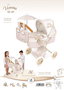 Decuevas Coche de muñeca - Poussette de poupée pliable avec ombrelle pour poupées jusqu'à 48 cm, dimensions 38x65x60 cm