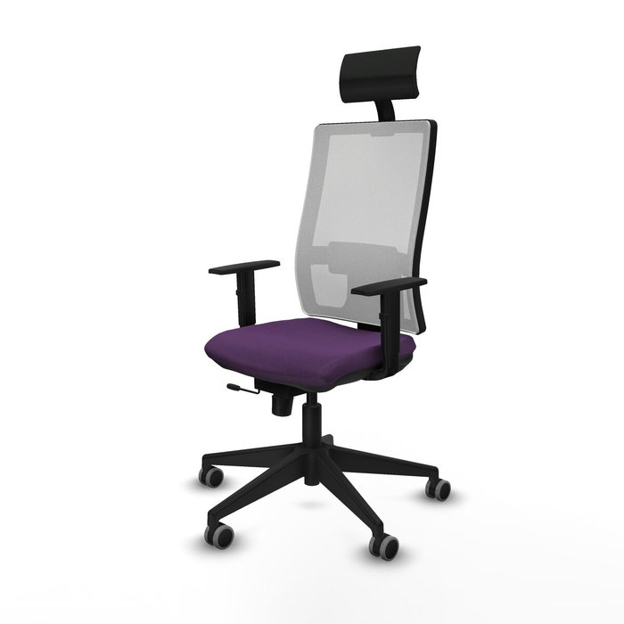 Chaise de Bureau avec Appui-tête Piqueras y Crespo 1D066G1 Violet