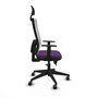 Chaise de Bureau avec Appui-tête Piqueras y Crespo 1D066G1 Violet