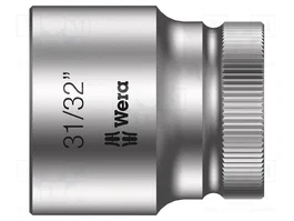 WERA Douille Zyklop 6 pans 37mm 1/2 pouces