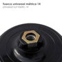 WOLFPACK LINEA PROFESIONAL Assiette Velcro 115 mm pour meuleuse