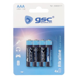 GSC Evolution Pila GSC Evolution alcalina LR03 (AAA) Blister 4ud