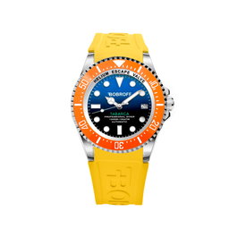 Bobroff BF0003bn-BFSTA Montre Automatique Jaune et Bleu