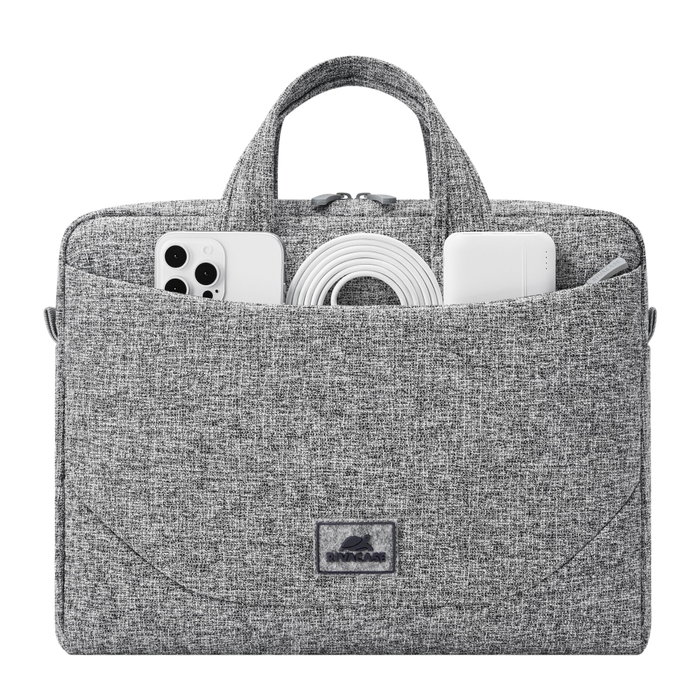 Rivacase 7921 Anvik Sac pour ordinateur portable 14 pouces gris clair