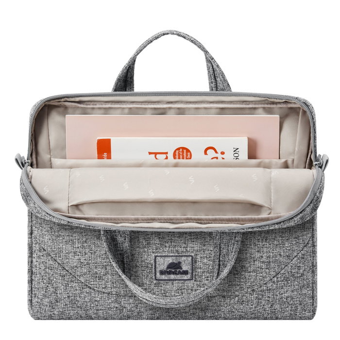 Rivacase 7921 Anvik Sac pour ordinateur portable 14 pouces gris clair