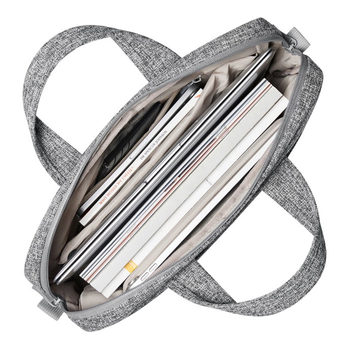 Rivacase 7921 Anvik Sac pour ordinateur portable 14 pouces gris clair