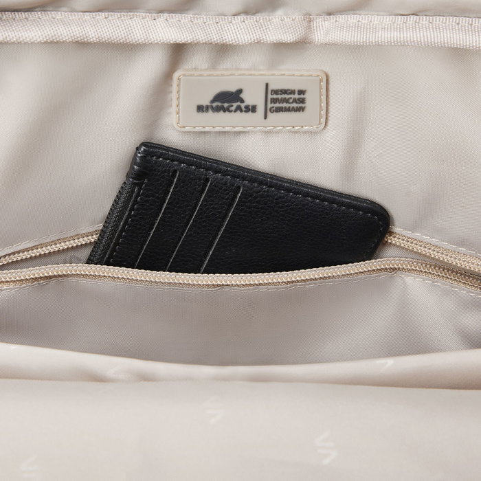 Rivacase 7921 Anvik Sac pour ordinateur portable 14 pouces gris clair