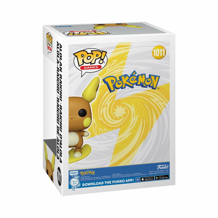 FUNKO Figurine Pop! Pokemon Alolan Raichu FUNKO Figurine Pop! Pokemon Alolan Raichu