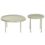 Home ESPRIT Jeu de 2 tables Vert