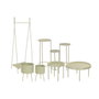 Home ESPRIT Jeu de 2 tables Vert