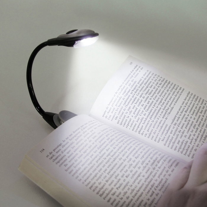 Je cherche une Idee Lampe de lecture avec pince et bras flexible