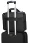 Targus CityGear Sacoche pour Ordinateur Portable 14 à 15,6 Pouces - Noir - Protection Dome, Compartiment pour Tablette, Sangle pour Chariot