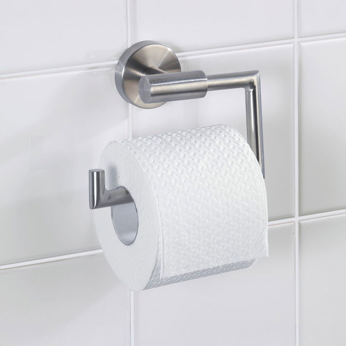 Porte-rouleaux pour Papier Toilette Wenko bosio Acier inoxydable 15 x 10,5 x 6,5 cm Acier