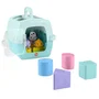 Fisher-Price Trieur Caisse de Transport d'Animaux avec 8 Blocs Jouet pour Bébés HTW93
