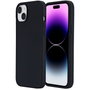 eSTUFF INFINITE ROME Coque magnétique en silicone pour iPhone 15 Plus, Noir, 81% matériaux recyclés, protection chute 2 m, compatible MagSafe