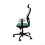 Piqueras y Crespo 1D036G2 Chaise de Bureau avec Appui-tête Vert émeraude