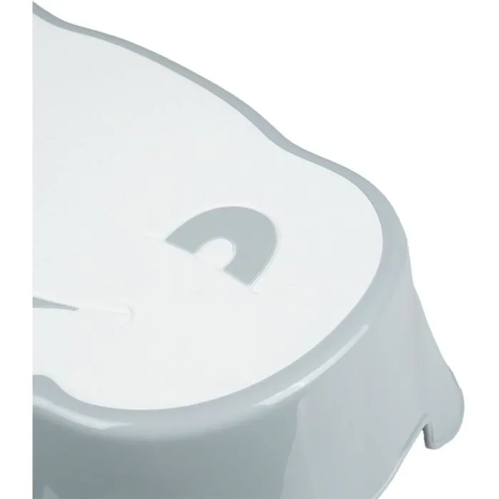 Thermobaby Marche Pieds Babystep, Tapis de marche antidérapant avec surface antiglisse, Gris Charme