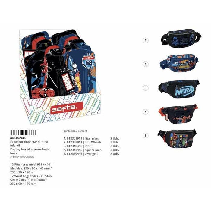 Sac banane Safta 26 x 29 x 23 cm Sac banane Safta 26 x 29 x 23 cm