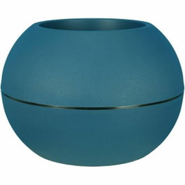 Riviera Pot de fleurs rond GRANIT BOULE Bleu Ø 50 cm