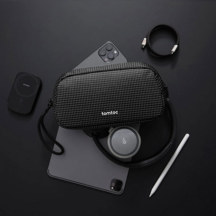 tomtoc Light-T12 Advanced Tech Organizer Pro S Noir