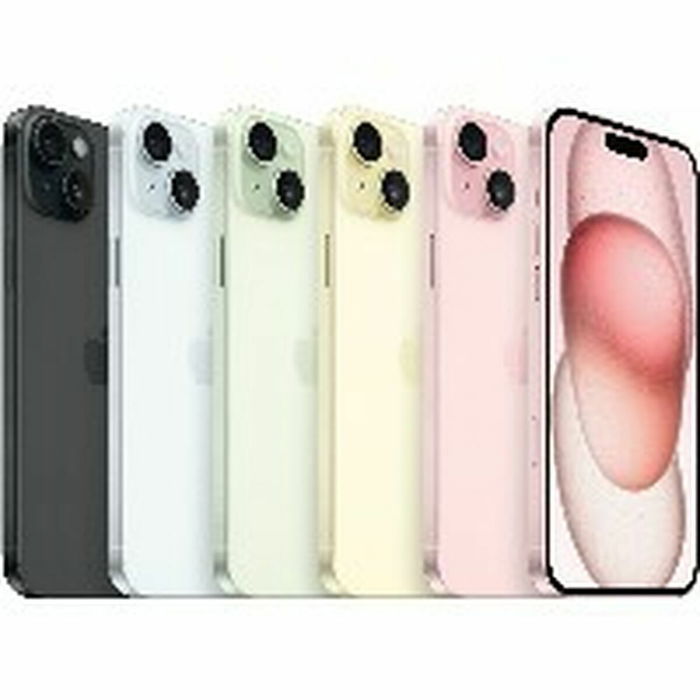 Apple iPhone 15 Plus - Smartphone 6,7" Super Retina XDR, 512 Go, Double Appareil Photo 48 MP, 5G, Batterie longue durée, iOS 17, Rose - Version FR