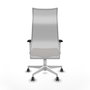 Piqueras y Crespo Chaise de Bureau Albacete Brun foncé et Blanc