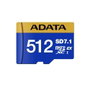 Adata UD512GEX3L1-C Carte mémoire Micro SDXC 512GB Extreme SD7.1 PCIe Gen3 x1 U3 V30 800 Mo/s
