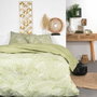 Today Parure de lit Sunshine imprimé floral vert 240x260 cm