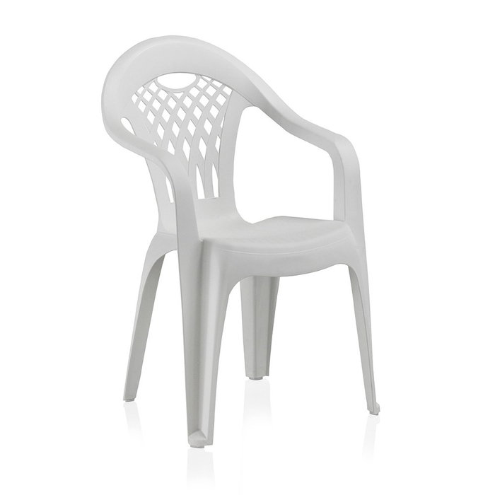 Shaf Chaise empilable Cancún, blanc Shaf Chaise empilable Cancún, blanc