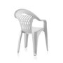 Shaf Chaise empilable Cancún, blanc