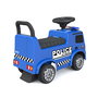 Tachan Porteur Camion de Police Mercedes avec Licence Officielle - Son et Lumière - Volant avec Bruitages - Porte-Objets - Pneus en Caoutchouc - Pour Enfants de 1 à 3 Ans