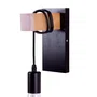 Applique "Elle" Noir et Bois Finition Moderne Référence SKD-W6000