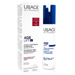 Uriage Age Lift Crème Noche Revitaliza - Crème de Nuit Rides et Fermeté - Flacon 40 ml