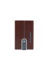 Piquadro Porte-Cartes Blue Square en Cuir Acajou PP5358B2R