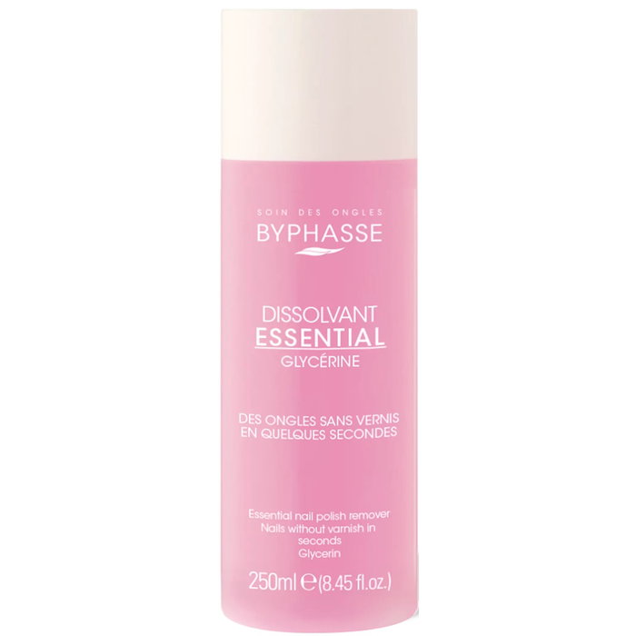 Byphasse Essential Dissolvant pour vernis à ongles sans acétone 250 ml - Soin des ongles pour femme Byphasse Essential Dissolvant pour vernis à ongles sans acétone 250 ml - Soin des ongles pour femme