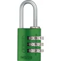 Abus Cadenas à combinaison 145/20, Aluminium vert, 3 chiffres